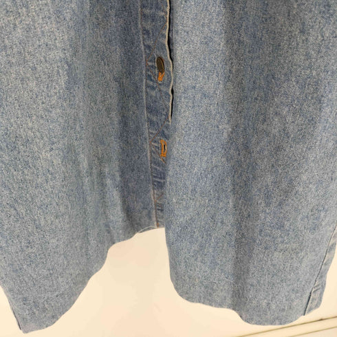 バナナリパブリック BANANA REPUBLIC 80-90S SAFARI &TRAVEL ウエストベルト デニム ワンピース レディース 8