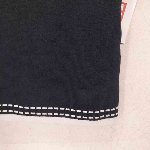 LORANZO MADE IN ITALY レーヨンステッチデザインS/S ニット レディース