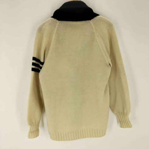 vintage ショール レタードカーディガン Wワッペン メンズ