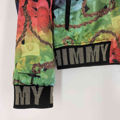 HIMMY ラッパー チェーン柄 リバーシブルブルゾン メンズ