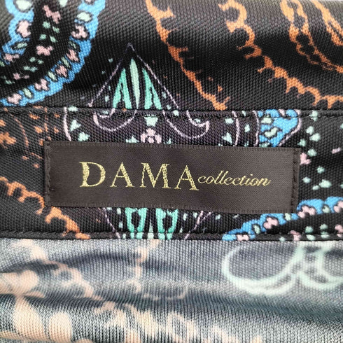 ダーマコレクション DAMA collection ペイズリー柄ラップワンピース レディース