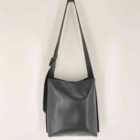 ビューティーアンドユースユナイテッドアローズ BEAUTY & YOUTH UNITED ARROWS フェイクレザー ワイドベルト ビッグ ショルダーバッグ メンズ