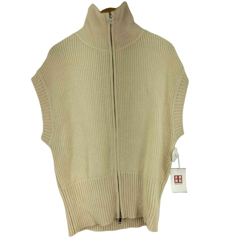 クラネ CLANE ZIP COLLAR KNIT VEST レディース JPN:2