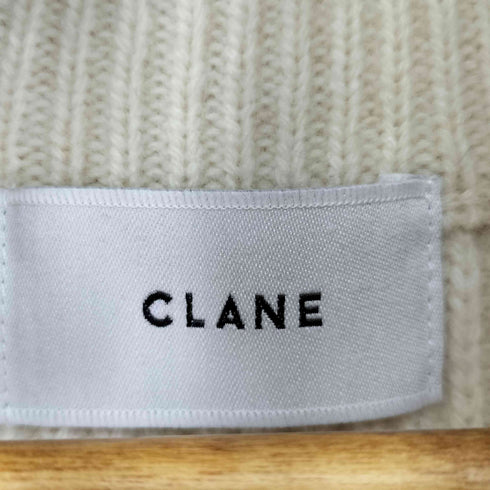 クラネ CLANE ZIP COLLAR KNIT VEST レディース JPN:2