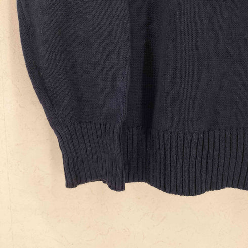 トミーヒルフィガー TOMMY HILFIGER ハーフジップ コットンニット レディース L/G(16/18)