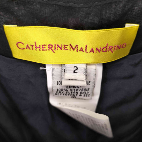 catherine malandrino シルク ストライプ柄キャミワンピース レディース JPN:2