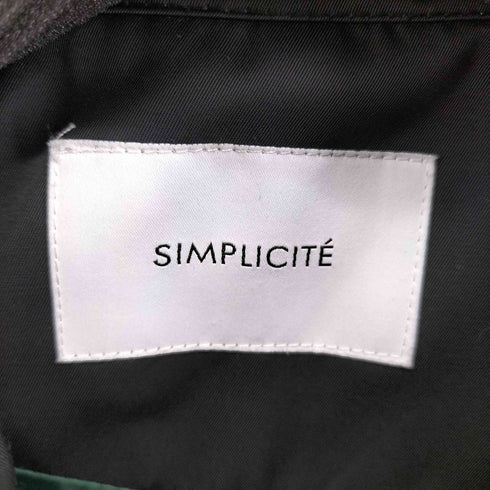 シンプリシテェ SIMPLICITE ベスト付きレイヤードジャケット レディース