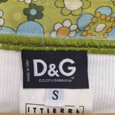 ディーアンドジー D&G 00S リボン装飾 Vネックカットソー レディース JPN:S