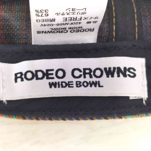 ロデオクラウンズワイドボウル RCWB/RODEO CROWNS WIDE BOWL Private Ivy emblem cap レディース FREE
