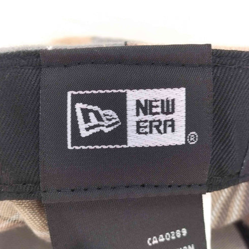 ニューエラ NEW ERA ベースボール刺繍 チェック6パネルキャップ レディース 7 1/8