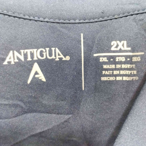 ANTIGUA 80-90s エジプト製 キャラクター刺繍 ショートスリーブポロシャツ メンズ 2XL