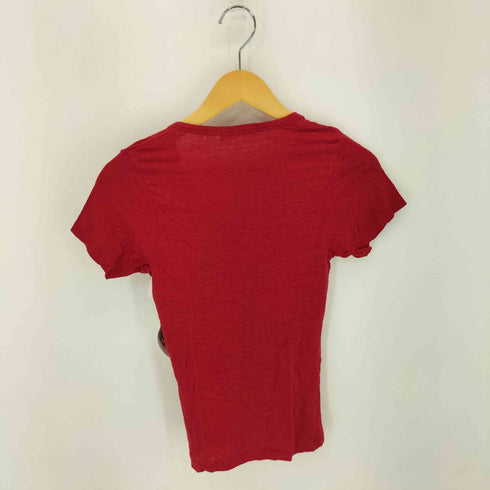 イザベルマランエトワール ISABEL MARANT ETOILE モロッコ製 リネン S/S Vネックカットソー レディース import:S