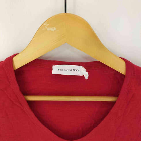 イザベルマランエトワール ISABEL MARANT ETOILE モロッコ製 リネン S/S Vネックカットソー レディース import:S