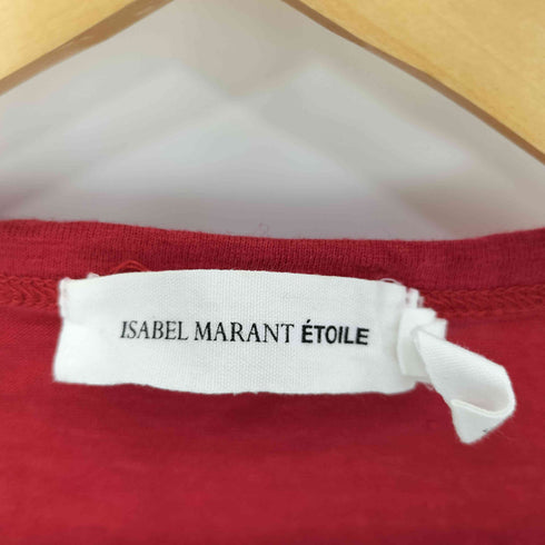 イザベルマランエトワール ISABEL MARANT ETOILE モロッコ製 リネン S/S Vネックカットソー レディース import:S