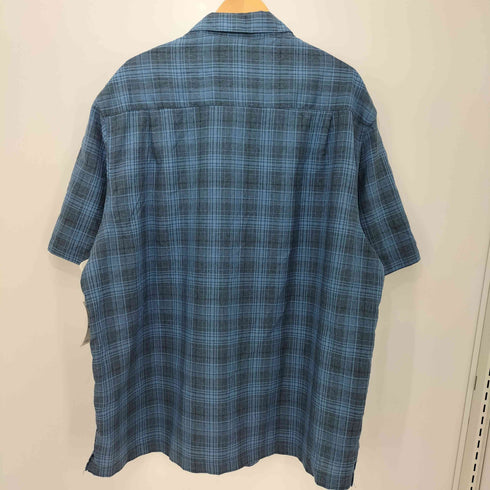 ジョージズ GEORGE 80-90s バングラデシュ製 チェック柄 ショートスリーブシャツ メンズ 2XL