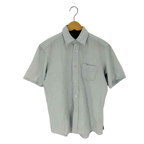 ステューシー Stussy 00S ロゴ刺繍 ワンポケット半袖シャツ stussy AUTHENTIC LA NY メンズ import:S