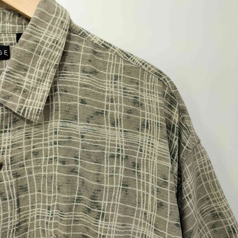 ジョージズ GEORGE 80-90s シルク混 総柄 ショートスリーブシャツ メンズ 2XL