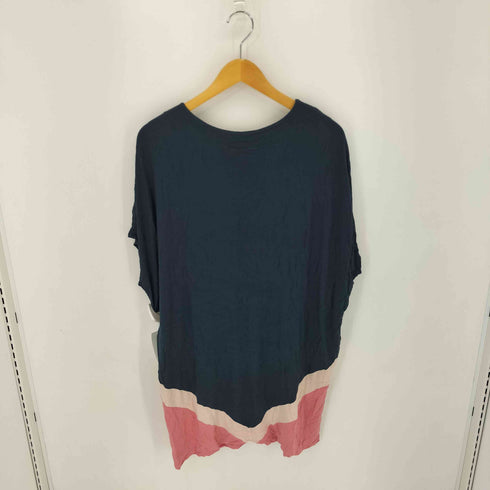 マークバイマークジェイコブス Marc by Marc Jacobs レーヨンノースリーブパネルカラードルマンワンピース レディース import:XS