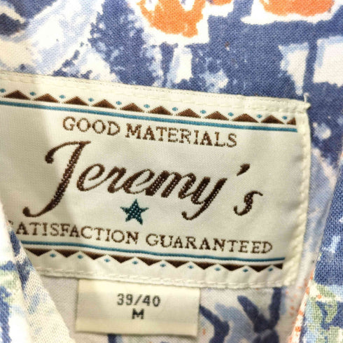 Jeremy's 80-90s 総柄 ショートスリーブシャツ メンズ import:M