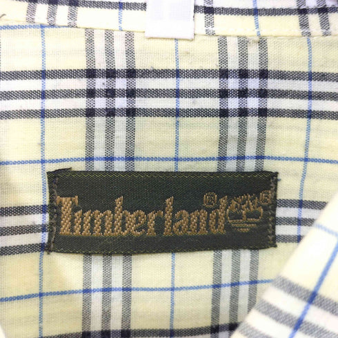 ティンバーランド Timberland チェック柄 ボタンダウンシャツ メンズ import:L