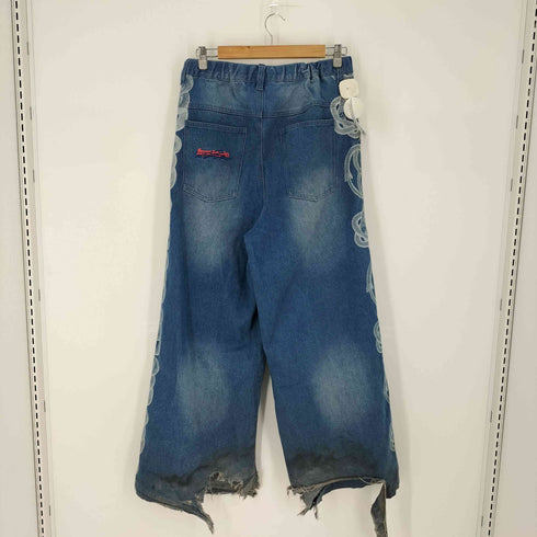 ヒステリックグラマー HYSTERIC GLAMOUR SNAKE BAGGY DENIM PANTS スネーク バギー デニムパンツ メンズ JPN:L