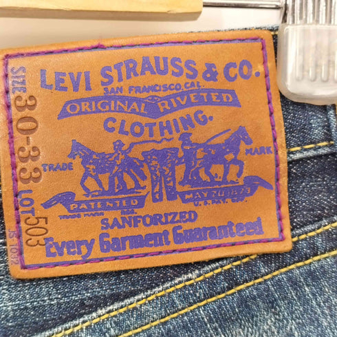 リーバイス Levis 503-0506 紫タグステッチ ジッパーフライデニム メンズ 30-33
