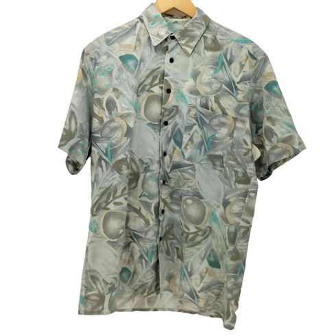 シーアンドエー C&A 80-90s 総柄 コットン ショートスリーブシャツ メンズ import:S