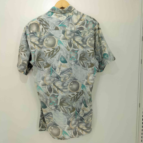 シーアンドエー C&A 80-90s 総柄 コットン ショートスリーブシャツ メンズ import:S
