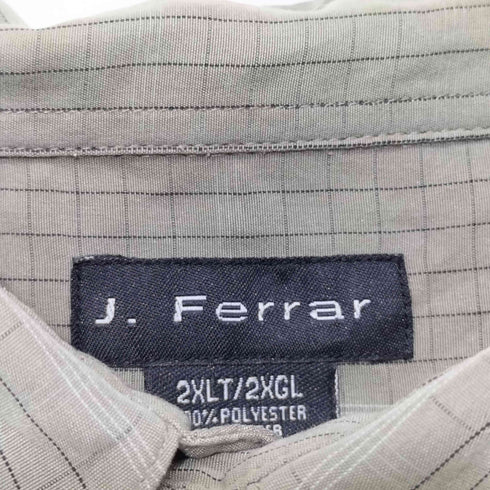 ジェイフェラー J.FERRAR 80-90s チェック柄 ショートスリーブシャツ メンズ 2XLT