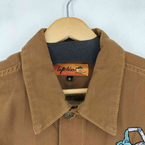 レフトアローン LEFT ALONE 刺繍加工 トラッカージャケット メンズ JPN:M