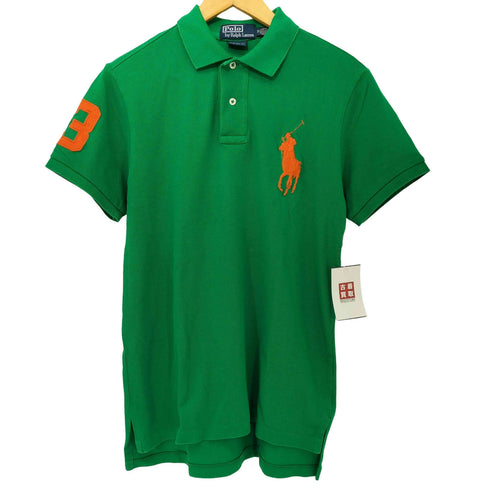 ポロバイラルフローレン Polo by RALPH LAUREN ビッグポニー刺繍 ポロシャツ メンズ import:M