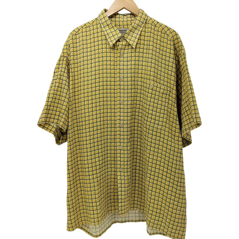 McPANTHON 80-90s チェック柄 コットン ショートスリーブシャツ メンズ XXL