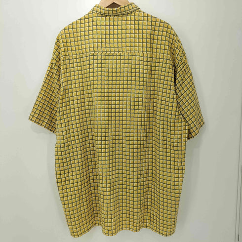 McPANTHON 80-90s チェック柄 コットン ショートスリーブシャツ メンズ XXL