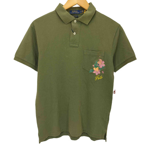 ポロラルフローレン POLO RALPH LAUREN 両面フラワープリント&刺繍 ポロシャツ メンズ JPN:S