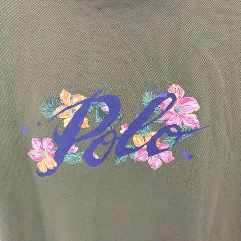 ポロラルフローレン POLO RALPH LAUREN 両面フラワープリント&刺繍 ポロシャツ メンズ JPN:S