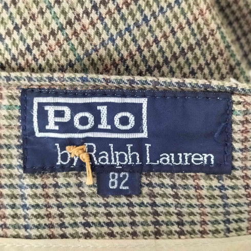 ポロバイラルフローレン Polo by RALPH LAUREN 千鳥格子 2タックスラックス メンズ 82
