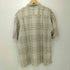 IZOD 80-90s 総シルク チェック柄 ショートスリーブシャツ メンズ import:L