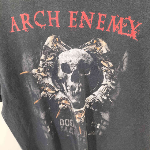 アンビル Anvil バンド 髑髏プリントTシャツ メンズ