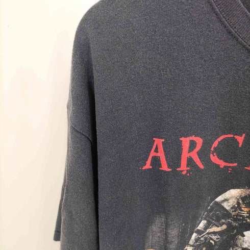 アンビル Anvil バンド 髑髏プリントTシャツ メンズ