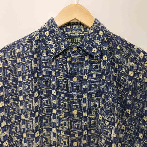 WHITE OAK 80-90s 総柄 レーヨン ショートスリーブシャツ メンズ import:M