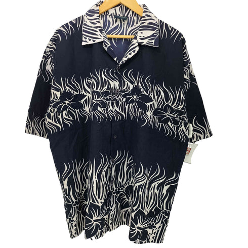 CAMORRA 80-90s 総柄 ショートスリーブ オープンカラーシャツ メンズ import:XL