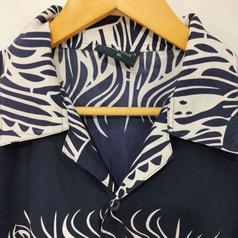 CAMORRA 80-90s 総柄 ショートスリーブ オープンカラーシャツ メンズ import:XL