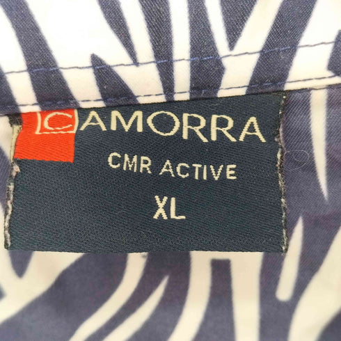 CAMORRA 80-90s 総柄 ショートスリーブ オープンカラーシャツ メンズ import:XL