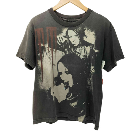 90-2000s 両面プリント クルーネック バンドTシャツ メンズ