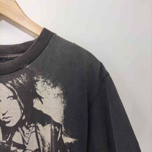90-2000s 両面プリント クルーネック バンドTシャツ メンズ