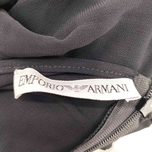 エンポリオアルマーニ EMPORIO ARMANI ワンショルダー サイドスリットワンピース レディース EUR:40
