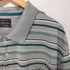 グレッグノーマン GREG NORMAN 80-90s ボーダー柄 ショートスリーブポロシャツ メンズ XXL