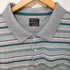 グレッグノーマン GREG NORMAN 80-90s ボーダー柄 ショートスリーブポロシャツ メンズ XXL