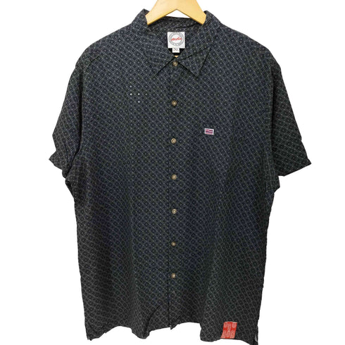 Aloha 80-90s 総柄 ショートスリーブシャツ メンズ 2XL