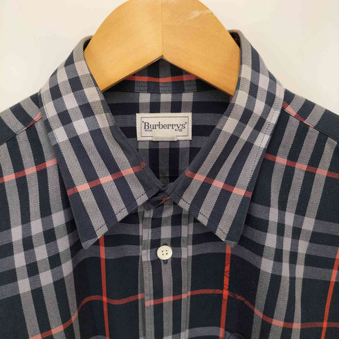 バーバリーズ BURBERRYS シャドーホース ノバチェック長袖シャツ メンズ JPN:M